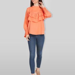DressBerry Bell Sleeve Top-image-7