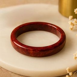 ATIBELLE Round Shaped & Glossy Minimal Bangle-image-10