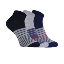 SOXVIEW Pack of 3 Striped Ankle Length socks-image-20