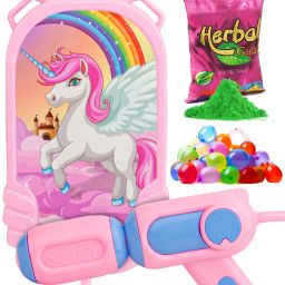Holi Pichkari for Kids Front Holding Tank with 1 Pkt Color & 100 Balloon Water Gun-7