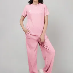Lugo Round Neck T-Shirt With Trousers-image-84
