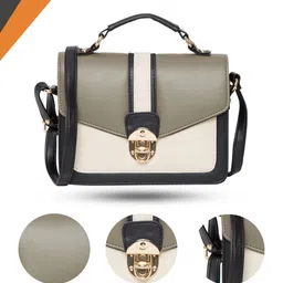 ADISA Colourblocked Structured Sling Bag image 4