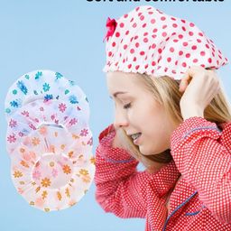 basicare Set Of 3 Shower Caps image 5