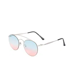 AUGEN Unisex UV Protected Round Sunglasses VI-SG-80195-Blue-image-78