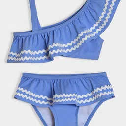 MiArcus Infant Girls Lace Work Top & Bottom Swim Set-52