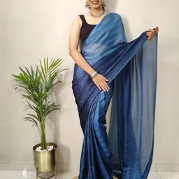KALINI Ombre Pure Chiffon Ready to Wear Saree-image-54
