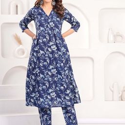 Nayo Printed Cotton Tunic With Trouser Co-Ords-picture-37