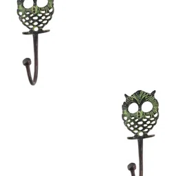 IndianShelf Bronze 2 Pieces Owl Wall Hooks-image-43