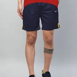CHROME & CORAL Men Colorblocked Mid-Rise Boxer Shorts-image-58