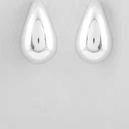 DIVASTRI Silver Plated Teardrop-Shaped Studs image 4