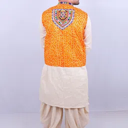 AGLARE Men Floral Open Front Jacket With Patchwork image 3