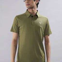 SG Men Regular Fit Polo Collar T-shirt-image-83