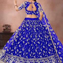 F Plus Fashion Multi Net Lehenga Choli image 4