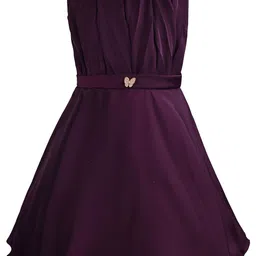 Wish Karo Satin Fit & Flare Dress-picture-51