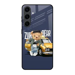 QRIOH Adventurous Bear Printed Samsung Galaxy S24 Plus Back Case-picture-5