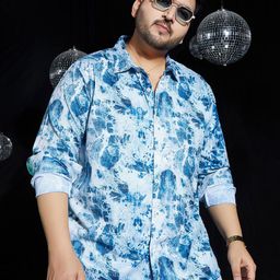 Instafab Plus Men Comfort Opaque Printed Casual Shirt-image-52