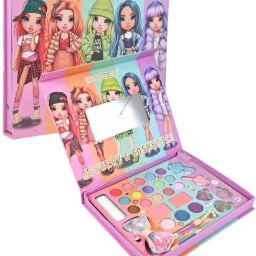 29-in-1 Washable Makeup Kit with LED Mirror, Lip Gloss & Nail Paint for Girls-image-50