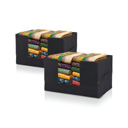 Aura Black 2 Pieces Drawer Cloth Organisers-44
