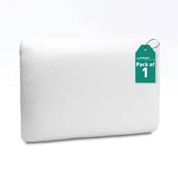 MYTRIDENT White Memory Foam Filled Cotton Ultra Soft Sleep Pillow-18