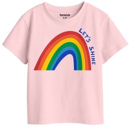 BonOrganik Girls Graphic Printed Round Neck Cotton T-shirt-image-52