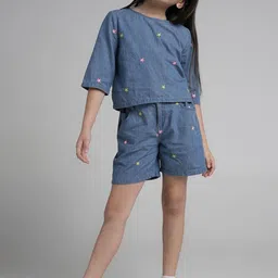 UNDER FOURTEEN ONLY Girls Top with Shorts-picture-23