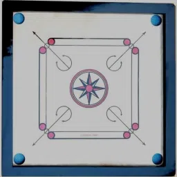 high quality medium size (26inch) carrom board with coins and stricker 66.04 cm Carrom Board-picture-14