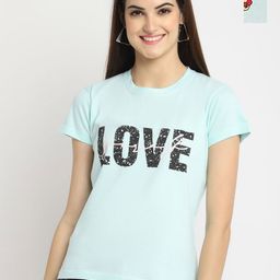 Dreambe Women Typography Printed T-shirt-picture-49