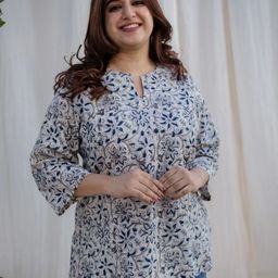 KBZ Women Ethnic Motifs Printed Kurti-image-9