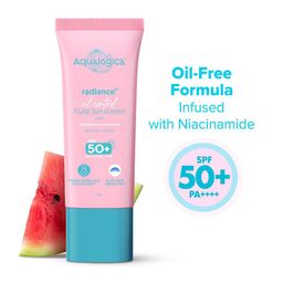 Aqualogica Radiance+ Oil Control Fluid Sunscreen With Niacinamide - 50 g-55