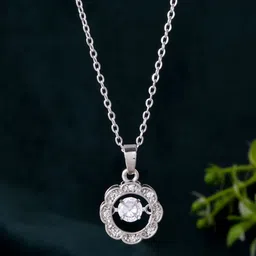PASU FASHION Silver-Plated Quirky Pendants with Chains-image-88