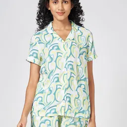 Dreamz by Pantaloons Women Abstract Printed Night suit-image-16