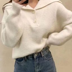 StyleCast Women Lapel Collar Pullover-image-47