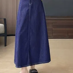 Tripursundari Fashion Women Denim A-Line Skirt-picture-15