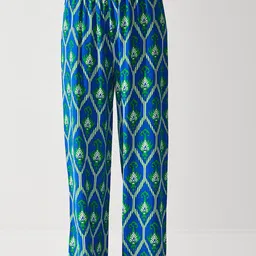 Happiness istanbul Women Ethnic Motifs Printed Parallel Trousers-picture-3