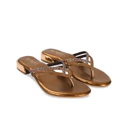 San Marino by Shoe Bank Embellished Ethnic Slim Heeled Sandals-picture-45