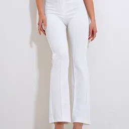 Trend Alacati stili Women High-Rise Bootcut Trousers-image-15