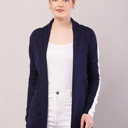 RiseMax Women Striped Longline Shrug-picture-25
