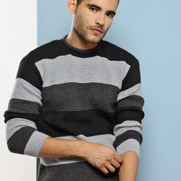 Aarika Striped Woollen Pullover-picture-4