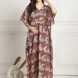 Secret Wish Printed Maxi Nightdress-image-92