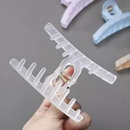 Radhya Accessories Women Pack of 2 Icey 10 Cm Matte finish Hair Claws-54