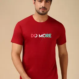SZN Men Typography Printed Round Neck T-shirt-image-69