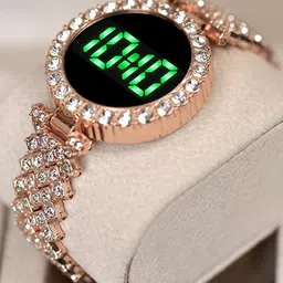 SWADESI STUFF Women Dial & Straps Digital Automatic Watch SDS 155 ROUND ROSE GOLD 45-image-55