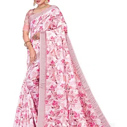 Lichee Floral Printed Saree-image-39