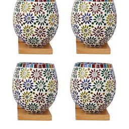 SOMIL Multi Glass Cylinder Printed Wall Lamps-image-24