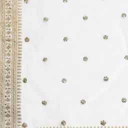 DIVASTRI Embroidered Sequinned Semi-Stitched Lehenga & Unstitched Blouse With Dupatta image 2