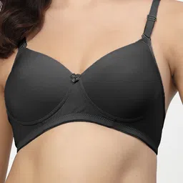 LILY dapyklis Full Coverage Lightly Padded Non-Wired Back Closure T-shirt Bra image 4