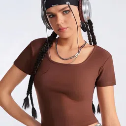 sollobell Women Cotton Fitted Crop Top-picture-22