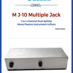 daz cam M J-10 Multiple Jack 1 to 4 Channel Dual Splitter Mono Passive Instrument In/Out Powered Sound Mixer image 3