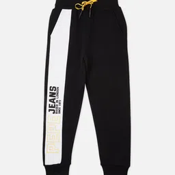 Pepe Jeans Boys Cotton Printed Regular Fit Mid-Rise Joggers-image-37