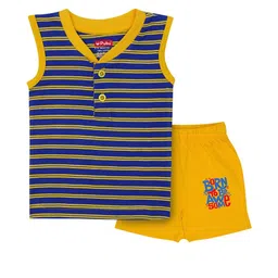 Pubu Boys Striped T-shirt with Shorts-picture-33
